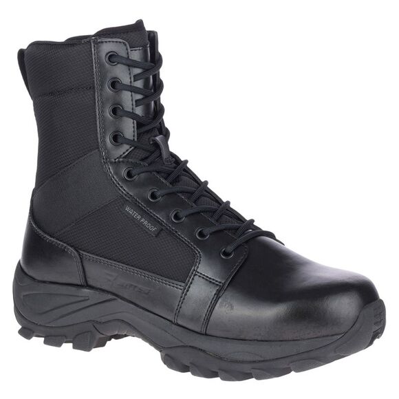 Bates Mens Fuse Side Zip Waterproof Black Boots (NWT) - Picture 2 of 5
